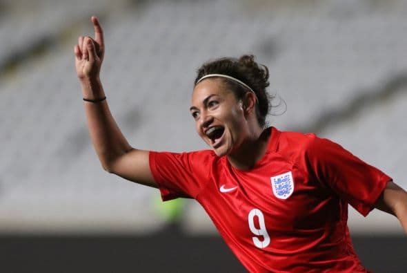 JODIE TAYLOR (ENG) | Es la única jugadora de la selección inglesa que juega fuera de su país, con las Portland Thorns. En ocho partidos con la selección lleva cuatro goles anotados.