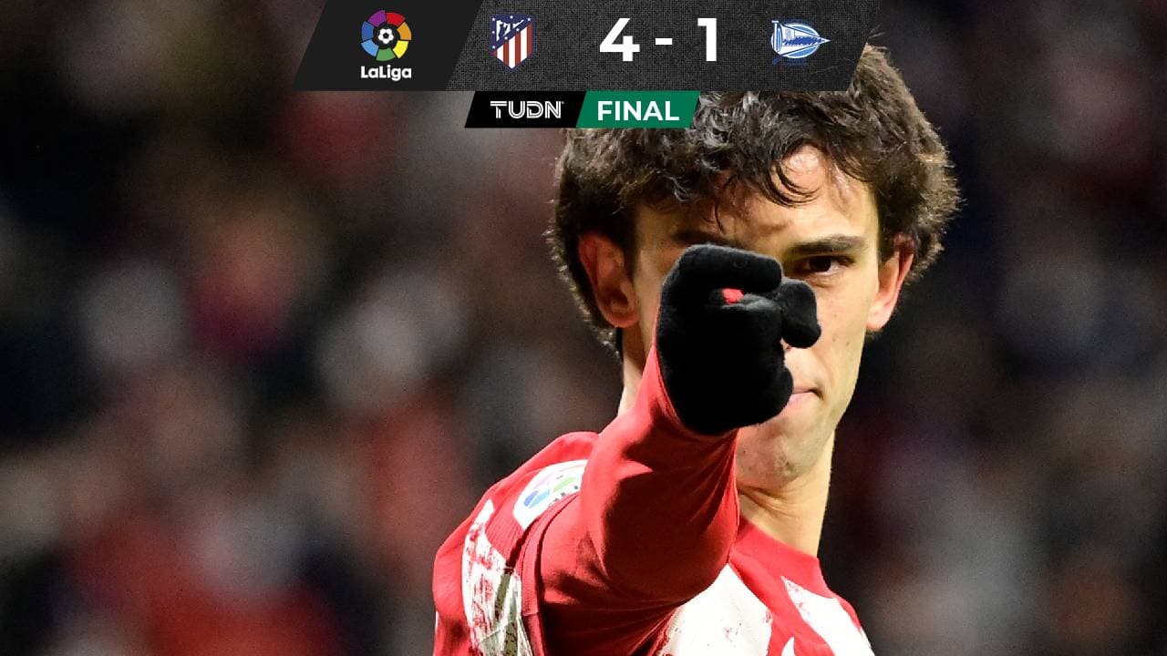 Atlético de Madrid golea al Alavés sin Héctor Herrera