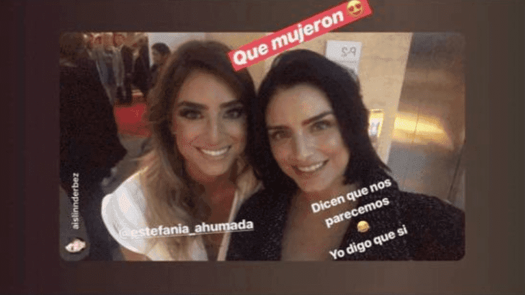 “Dicen que nos parecemos, yo digo que sí”, fue el mensaje con el que Aislinn acompañó la fotografía que compartió con sus seguidores a través de Instagram.