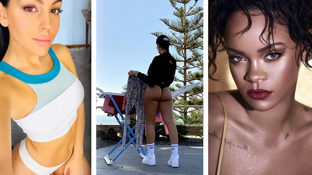 Rihanna y Georgina Rodríguez se unen a las famosas que han mostrado de más en esta cuarentena