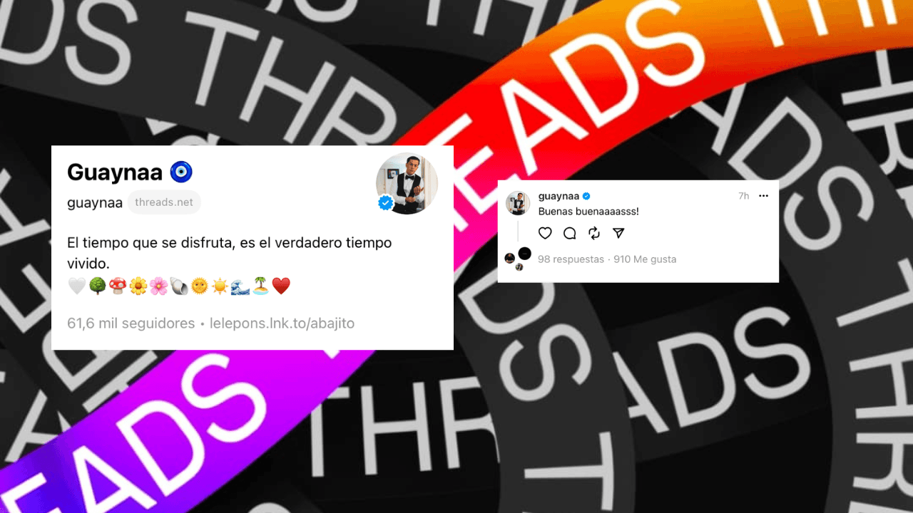 ¿Lo leíste con la voz de Chikybombom? Así llegó el puertorriqueño
<b>Guaynaa</b> a la nueva red social de Mark Zuckerberg.