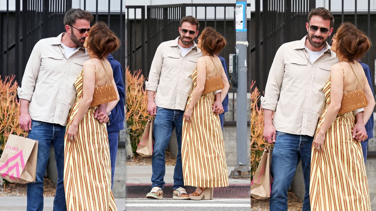 Ben Affleck y JLo se mostraron cariñosos y apasionados en la salida de 'shopping' que hicieron con Emme y Max.