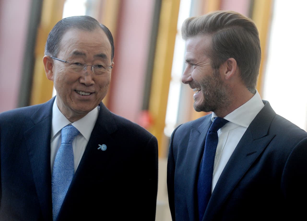 El ex futbolista, como embajador de la UNICEF, presenta un lindo proyecto para niños.