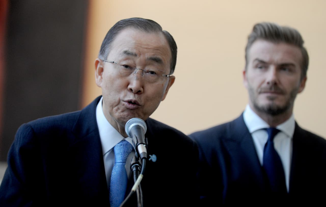 El ex futbolista, como embajador de la UNICEF, presenta un lindo proyecto para niños.