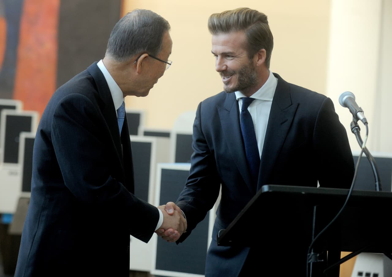 El ex futbolista, como embajador de la UNICEF, presenta un lindo proyecto para niños.