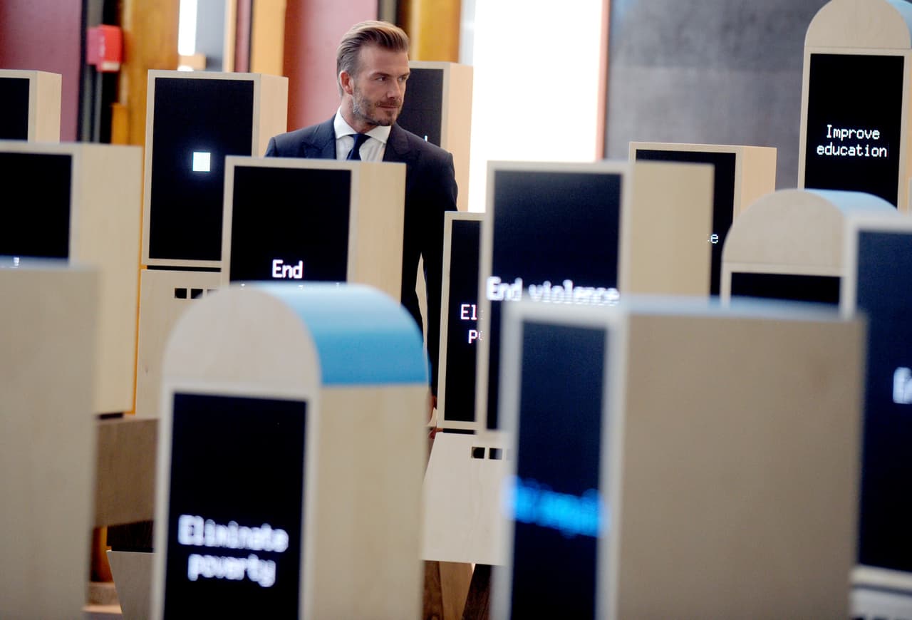 El ex futbolista, como embajador de la UNICEF, presenta un lindo proyecto para niños.