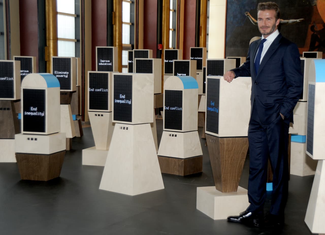 El ex futbolista, como embajador de la UNICEF, presenta un lindo proyecto para niños.