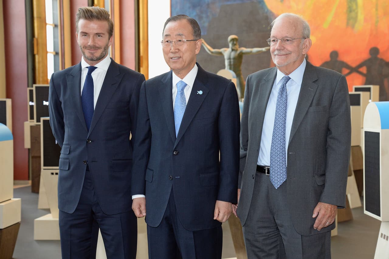 Una buena labor de Beckham.