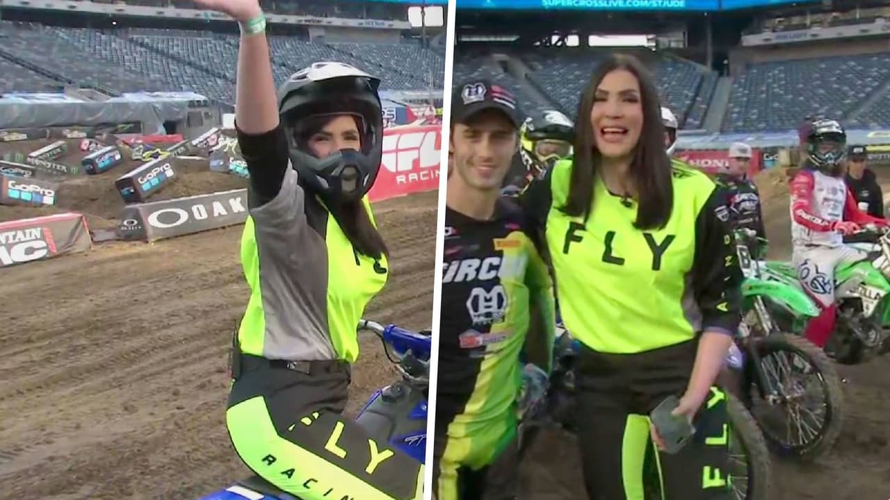 Visitamos la sede de la Supercross Championship: nuestra reportera experimentó la adrenalina de ese deporte