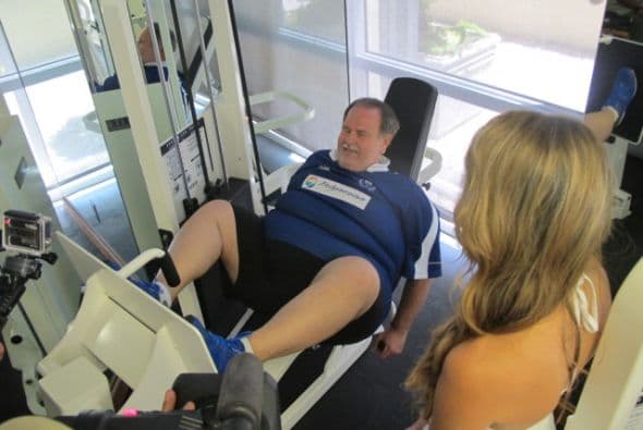 Fue un entrenamiento duro.