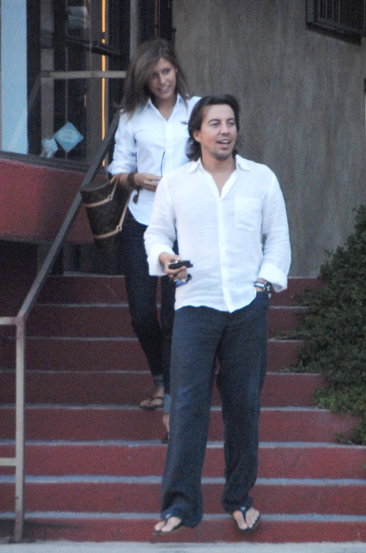 La joven visitó una sala de belleza para realizarse un cambio de look: Michelle se oscureció el cabello.