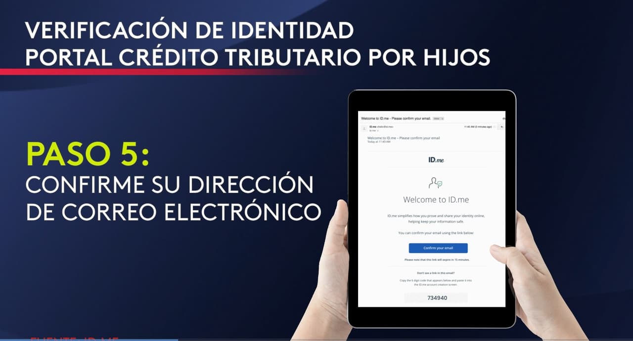 Por qué una cuenta ID.me es importante para el dinero del crédito tributario por hijos