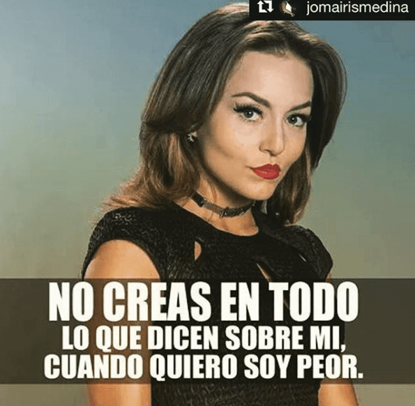 Los memes que Angelique comparte en sus redes sociales son aportaciones hechas por sus fans.
