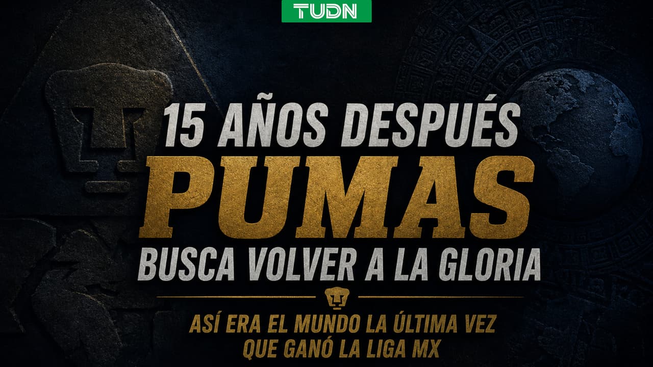 Así era el mundo la última vez que Pumas fue campeón del futbol mexicano