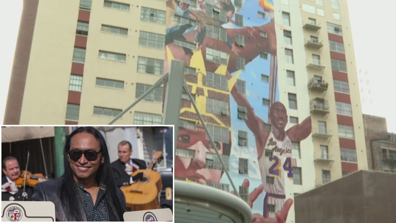 Busca cambiar el rostro de Los Ángeles con sus murales, inspirar a jóvenes latinos y el récord Guinness