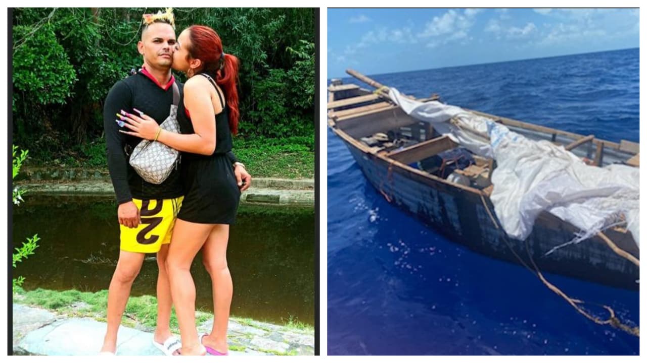 Pareja de balseros salió de Cuba hace más de un mes: su familia dice que solo aparece ella en una lista
