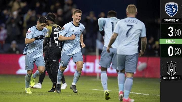 Sporting KC goleó a Independiente y enfrentará a Rayados en Semis