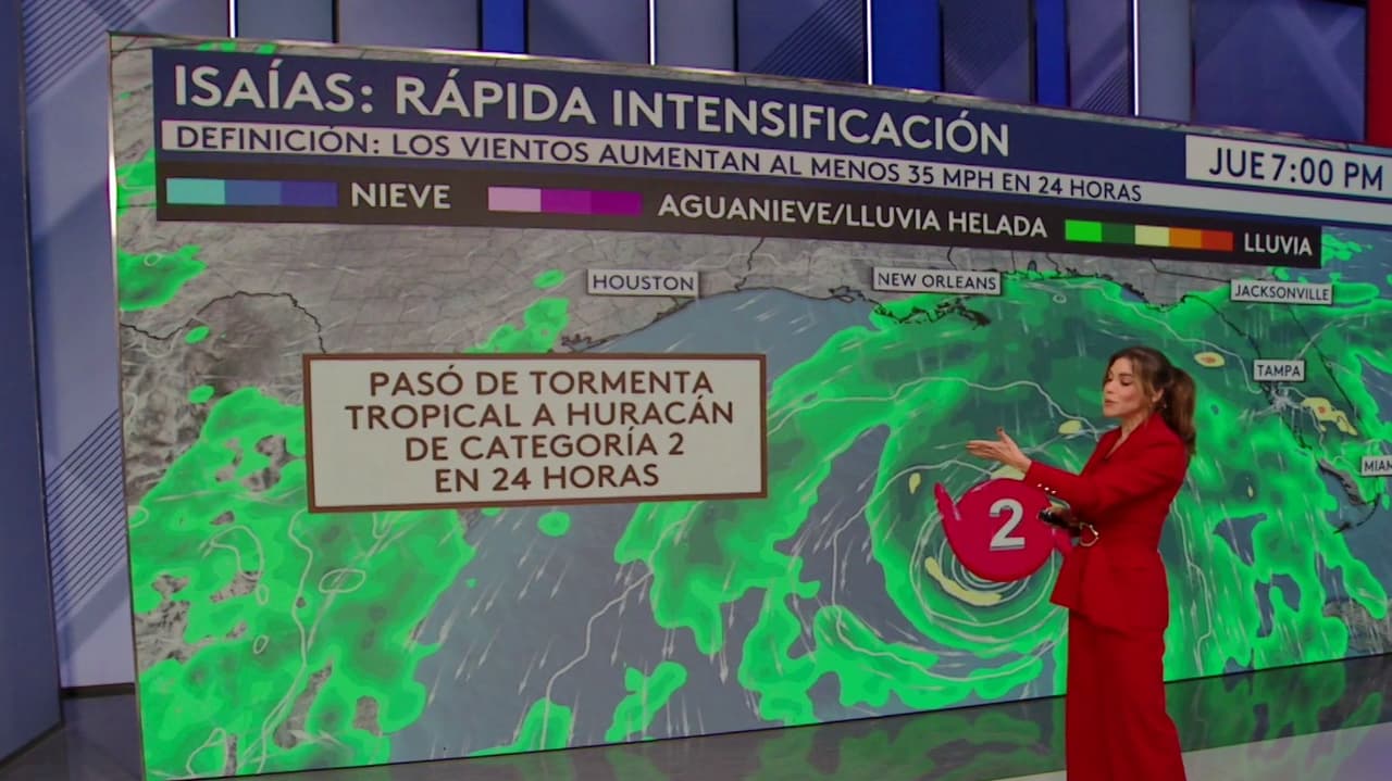 Isaias se intensifica y ya es huracán categoría 2: ¿Dónde se ubica y hacia dónde se desplazará hacia EEUU?
