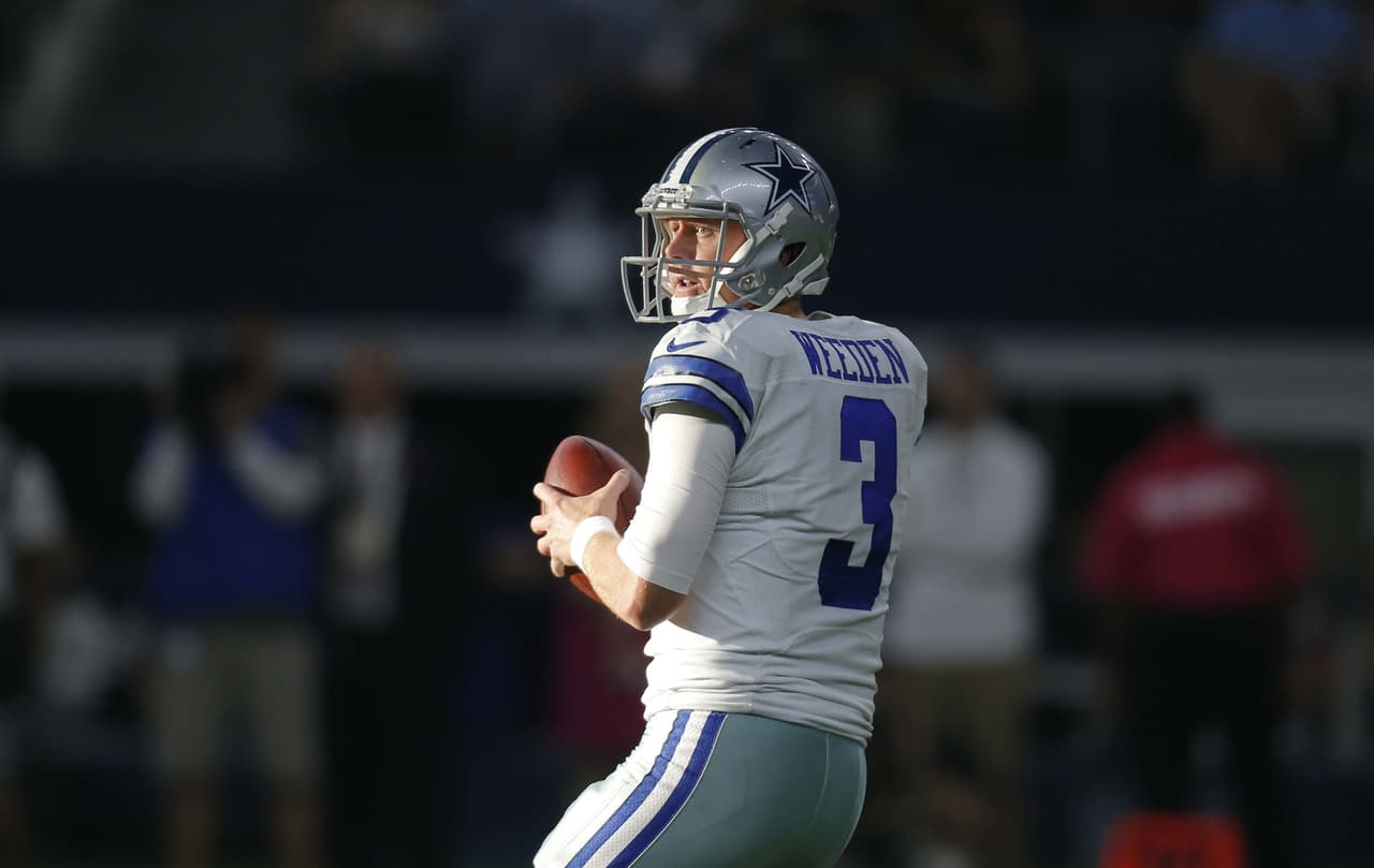 Con el regreso de Tony Romo los Cowboys despiden a Brandon Weeden
