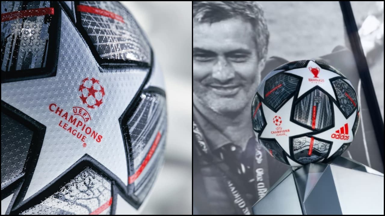 La UEFA Champions League acaba de presentar el balón con el que se jugará la fase final del campeonato. El balón celebra 20 años con el diseño de las estrellas y la inscripción 'Istanbul 2021'.