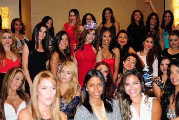 Aleyda Ortiz compartió con las chicas que audicionaron en Nueva York para Nuestra Belleza Latina 2015. ¡Y hasta consejo le dio a las chicas!