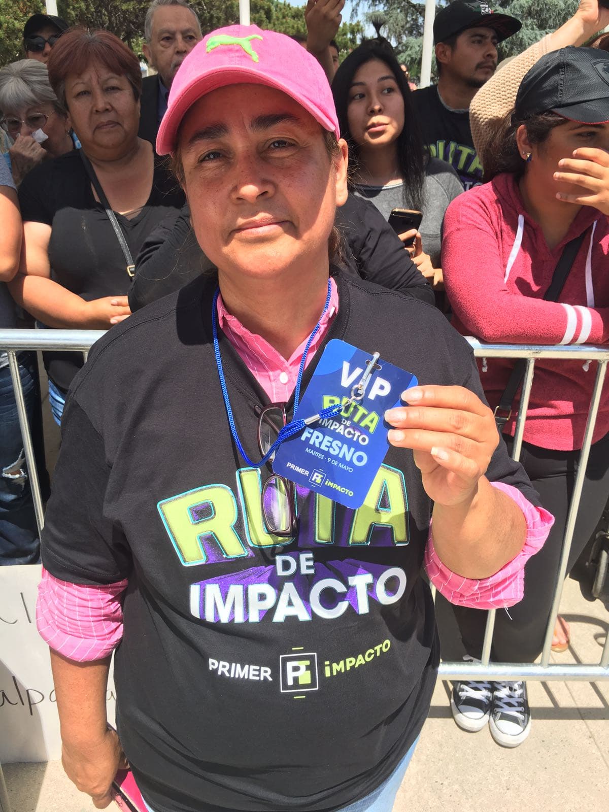 Otra de nuestras invitadas VIP en Fresno.