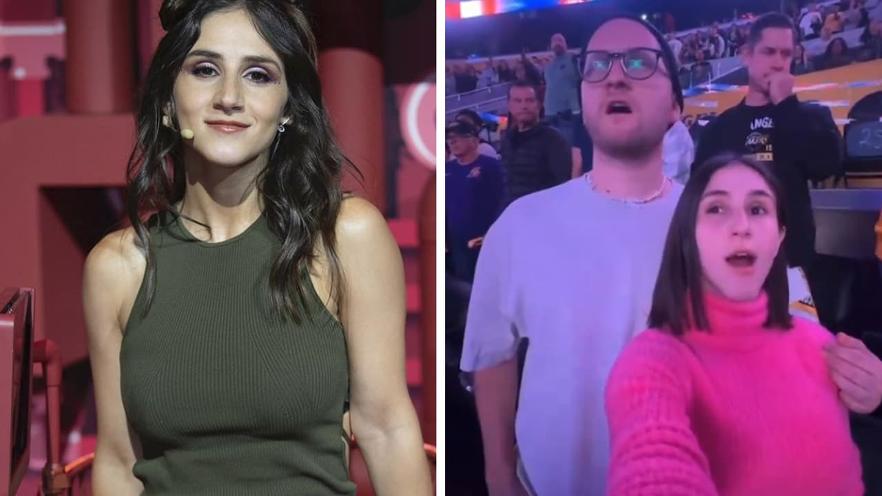 La actriz mexicana Nashla Aguilar fue tachada de "malinchista" por cantar el himno de EEUU