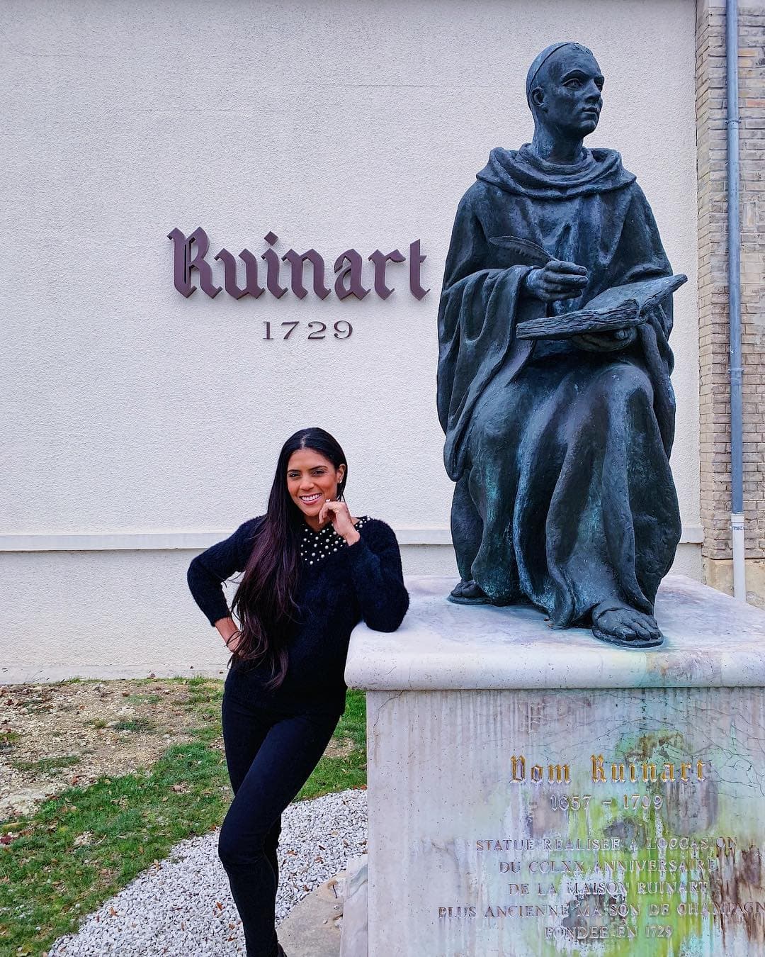 Francisca Lachapel ha compartido pocos recuerdos en los últimos meses, pero en diciembre de 2018 reveló una imagen de su visita a la primera casa de champagne en Francia.