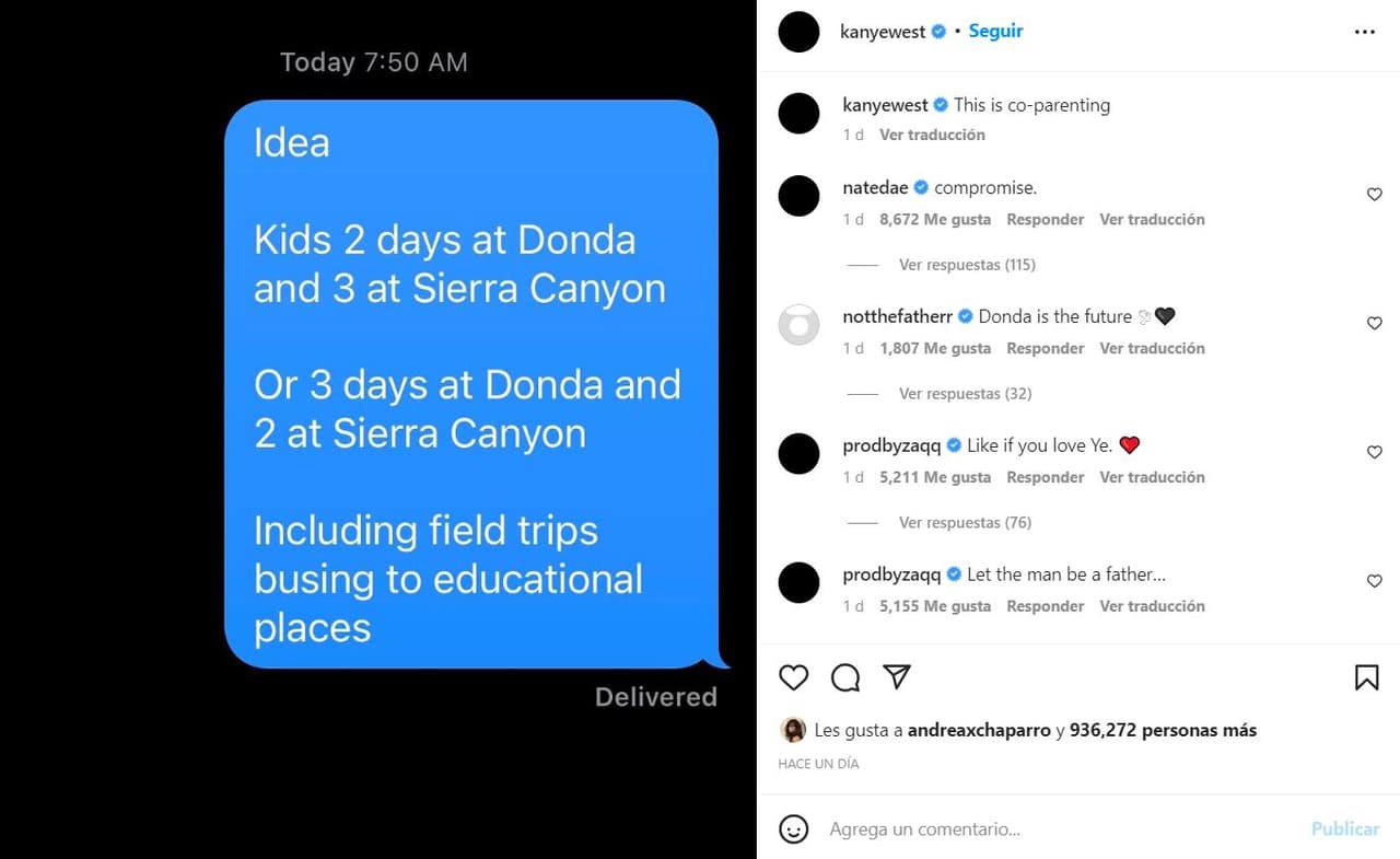 Kanye West y sus polémicas declaraciones en Instagram