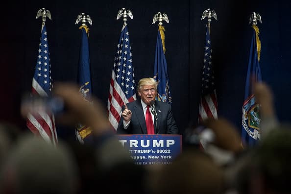 R E S P E T O: El gran ausente en mitin de Donald Trump