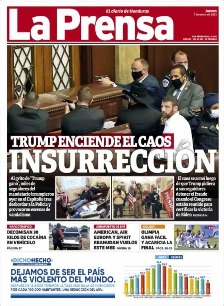 <h3 class="cms-H3-H3">'Trump enciende el caos. Insurrección' </h3>