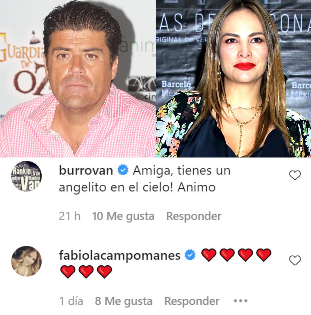 Jorge 'El Burro' Van Rankin y Fabiola Campomanes también le dejaron mensajes de aliento. 
<br>