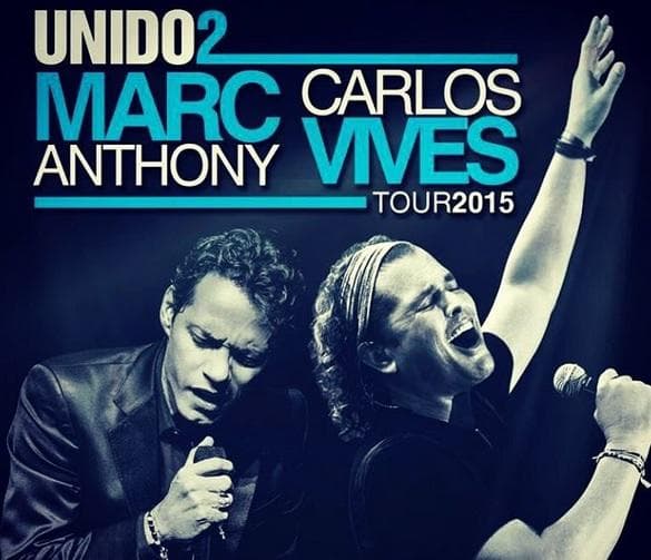 En 2015 Marc y Carlos Vives emprendieron en conjunto una de las giras de conciertos más exitosas de los últimos años. Este fue otro de los momentos que marcaron de manera definitiva a Marc Anthony.