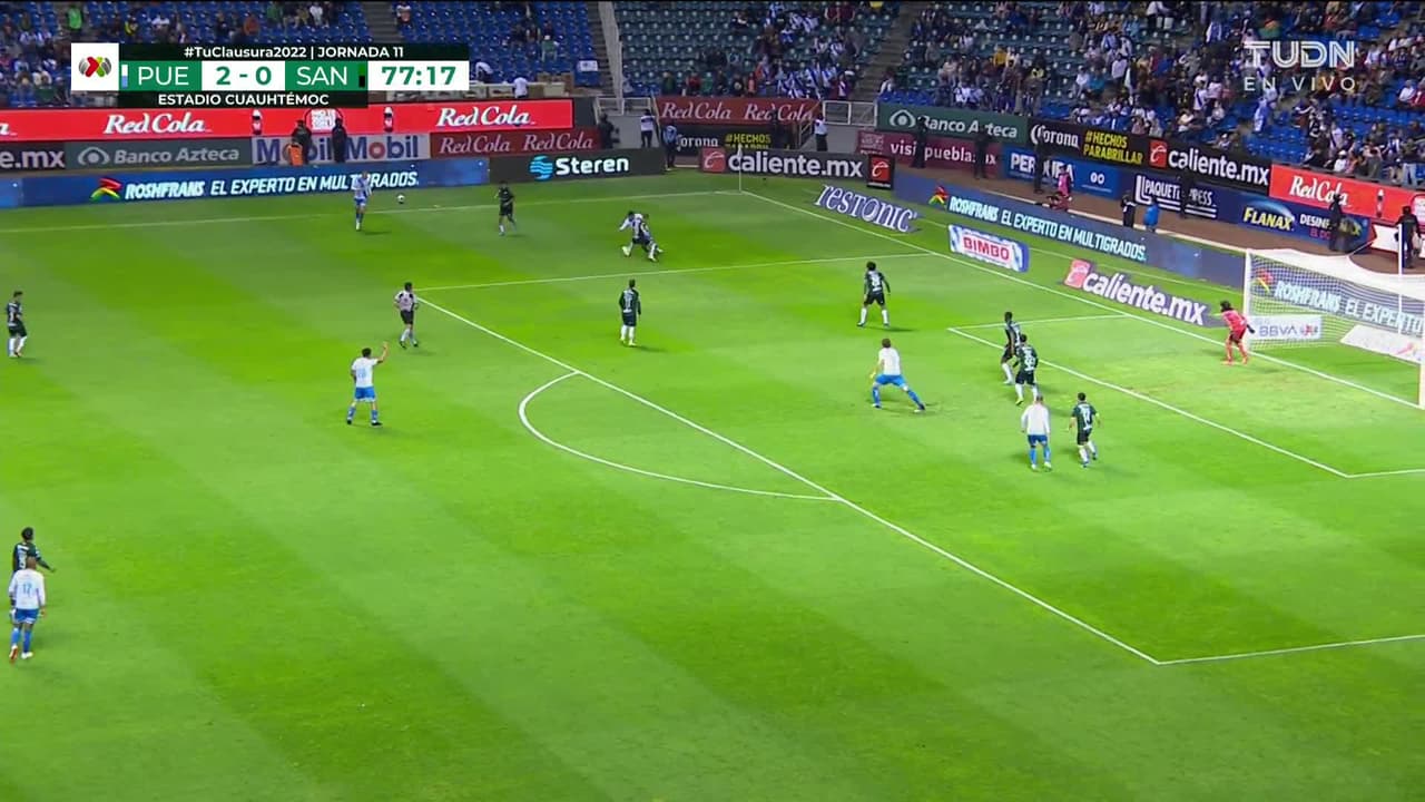 ¡GOOOL! Eduardo Aguirre anota para Santos Laguna.
