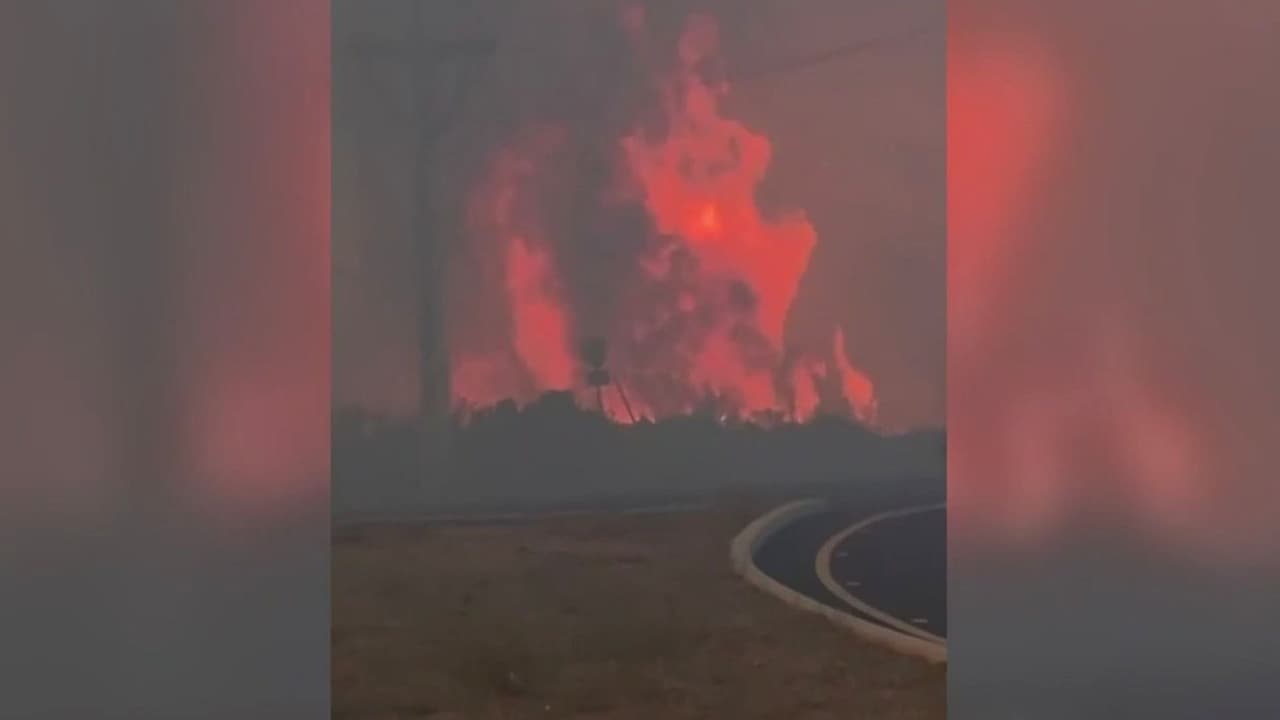 Diferentes incendios afectan el sur de California mientras sigue la advertencia por vientos de Santa Ana