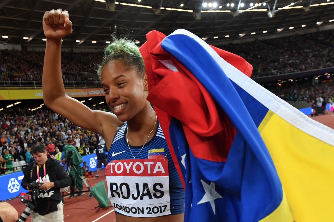 La venezolana Yulimar Rojas obtuvo plata en Río 2016, pero fue en 2017 donde estalló como la mejor del salto triple mundial y se confirmó como una reina mundial del atletismo con su belleza y talento.