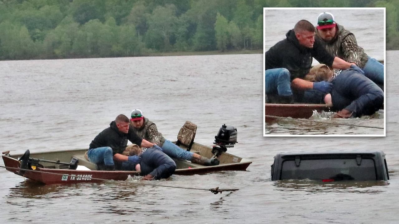 Increíble hallazgo en un lago de Texas: Encuentran una persona con vida dentro de un Jeep bajo el agua 