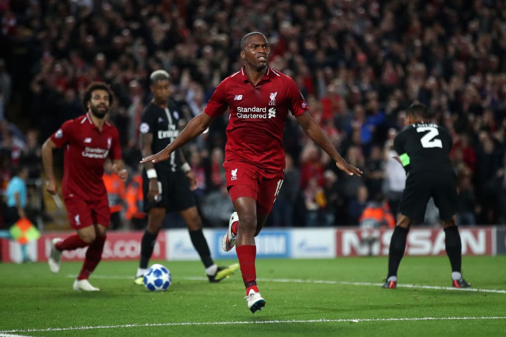 Daniel Sturridge puso de cabezazo el 1-0 al minuto 30 del primer tiempo para darle la alegría a los presentes en Anfield.