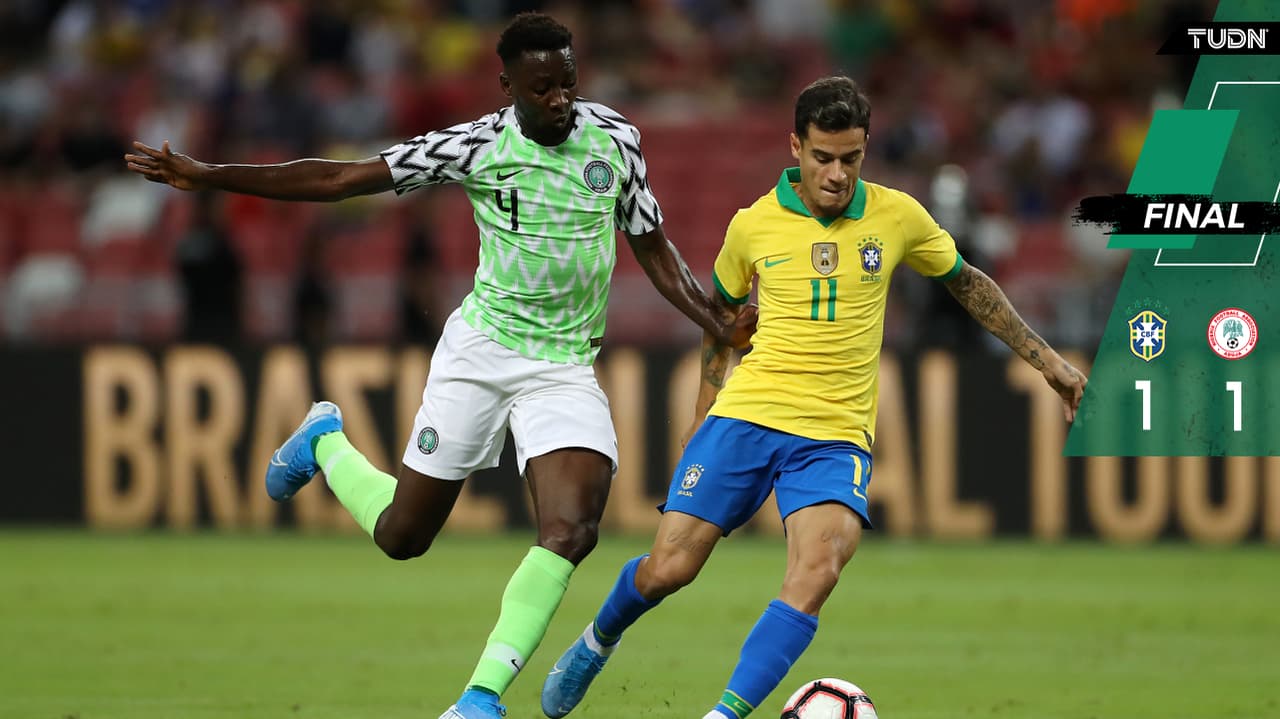 Doloroso empate de Brasil frente a Nigeria en Singapur