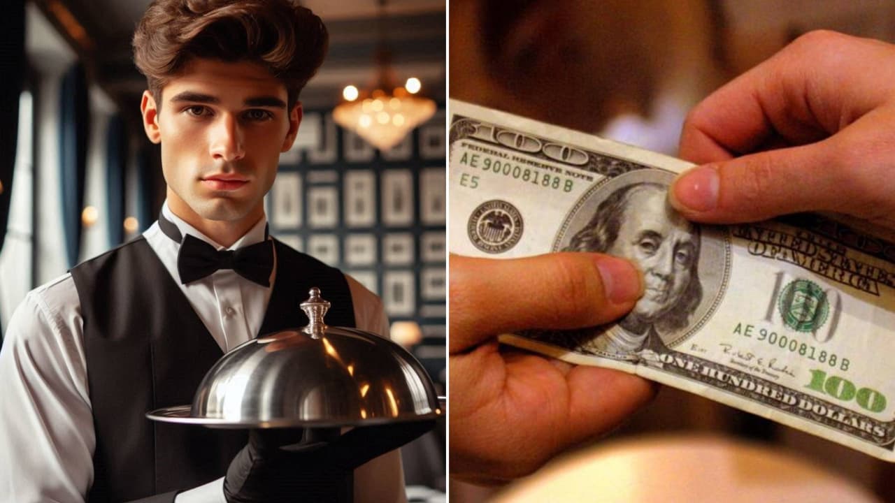 Mesero mexicano cobra "servicio de mesero" además de la propina y causa polémica en TikTok