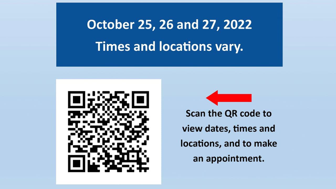 Para encontrar un taller autorizado solo escanea este código QR de AAA, luego te aparecerá una lista con varias direcciones en Houston y ahí mismo puedes registrarte.
