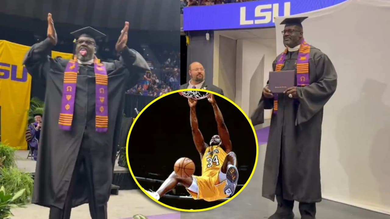 Shaquille O’Neal regresa a la universidad a recibir su maestría