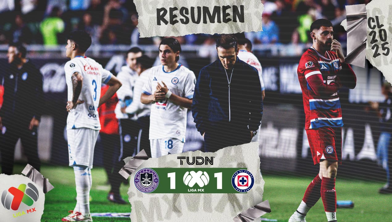 Resumen | Cruz Azul se tambalea y empata contra Mazatlán