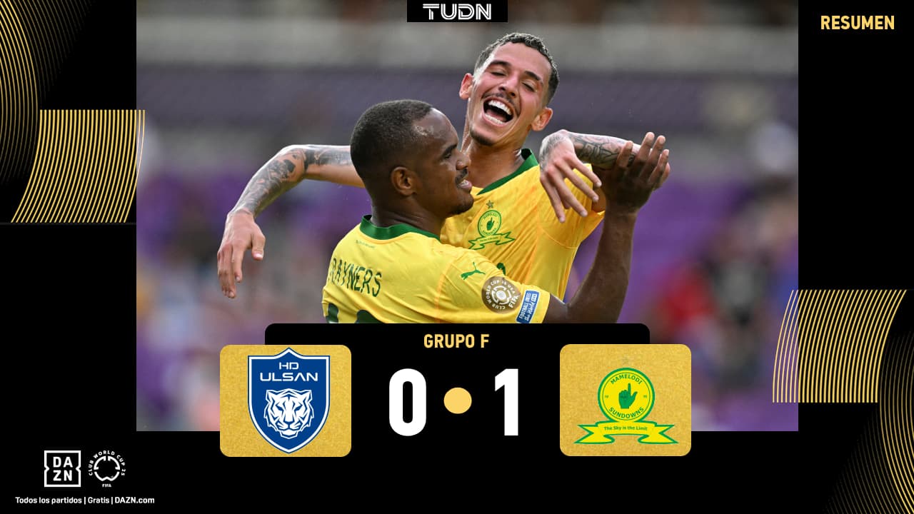 Mamelodi Sundowns le pega al Ulsan HD en su debut en el Mundial de Clubes 2025