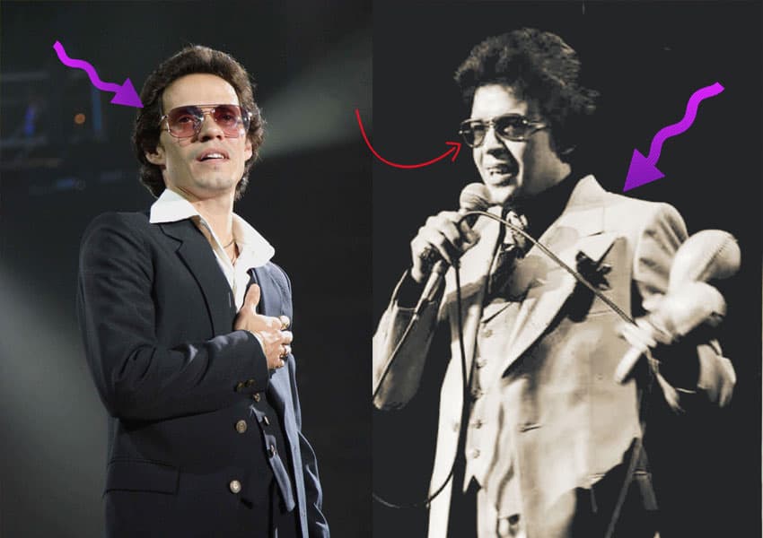 En 2006 Marc Anthony hizo una gran interpretación en la historia biográfica de Héctor Lavoe. ¡Qué gran parecido!