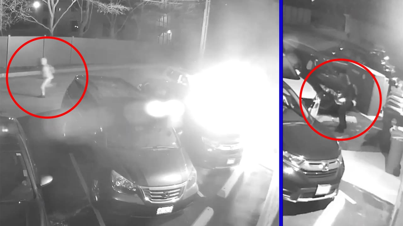 Buscan a sospechoso de prender fuego a dos autos, en Evanston