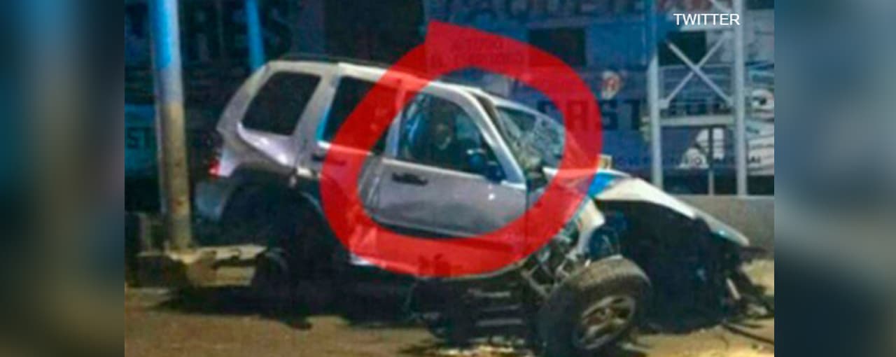 Vidente Mispireta ve a "La Muerte" en foto viral de aparatoso accidente en México