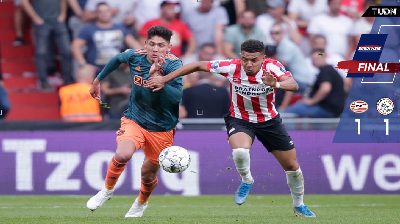 Con Edson Álvarez de titular, Ajax igualó ante el PSV

