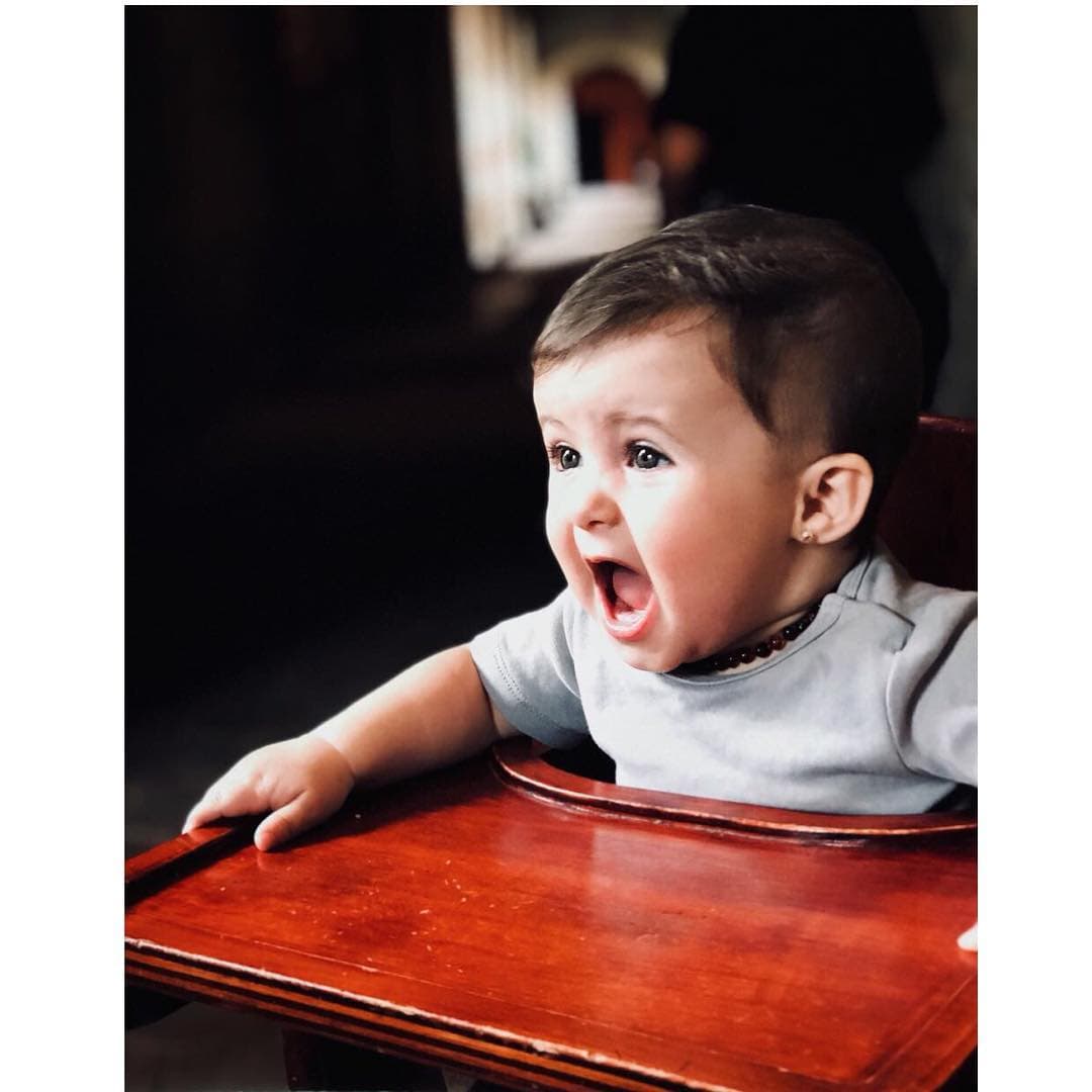 Por imágenes como estas Lúa se ha ganado el corazón de miles de personas desde hace 9 meses cuando
<b>Zuria</b> presentó a su pequeña.