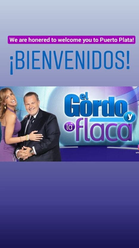 A su llegada al hotel en Puerto Plata así los esperaban en el hotel, a través de las redes sociales publicaron este gráfico.